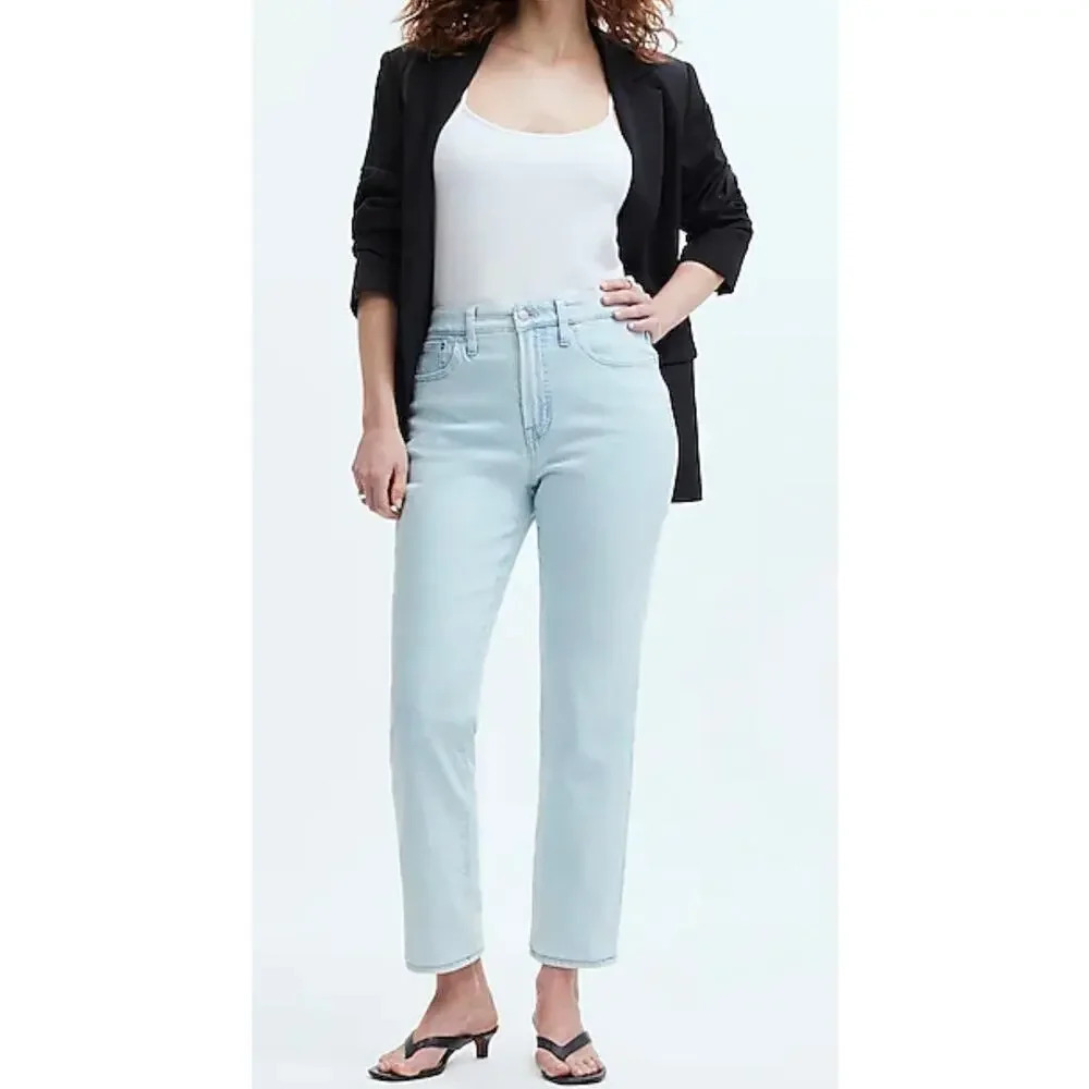 Madewell Light Blue Straight Leg Jeans